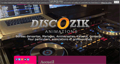 Desktop Screenshot of disco-zik.com